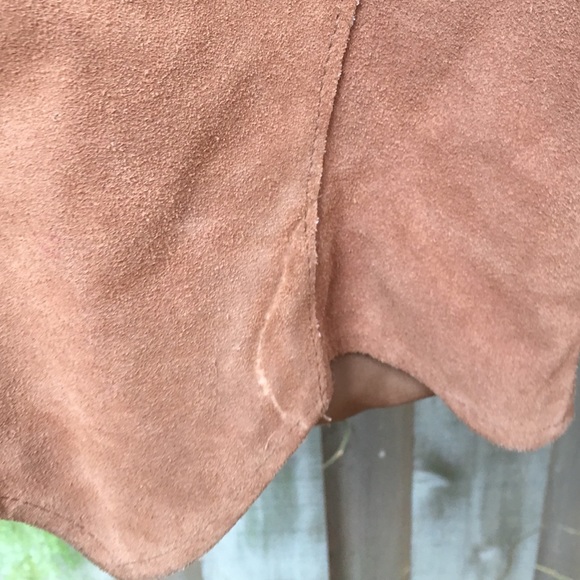 Vintage Leather Jacket with Fringe - Picture 8 of 8